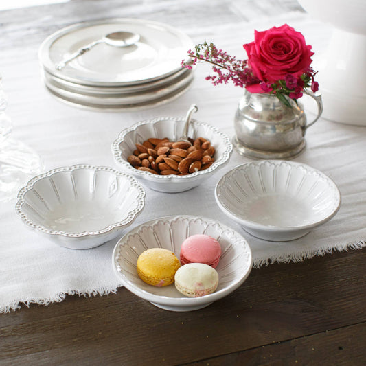 Bella Bianca Assorted Dipping Bowl Set of 4