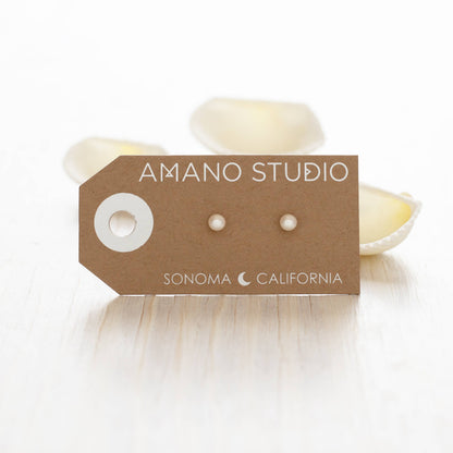 Freshwater Pearl Stud Earrings