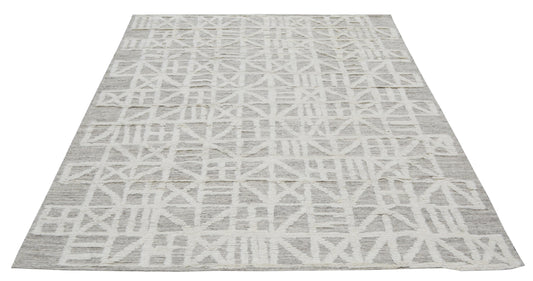 Handmade Moroccan Aleph Rug
