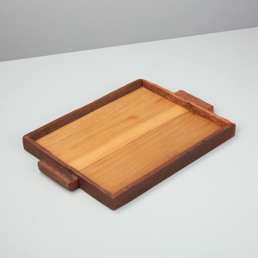 Reclaimed Wood Tray Rectangular, Large