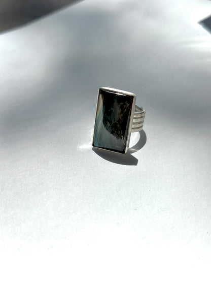 SONJA FRIES | Sterling Silver Labradorite Ring