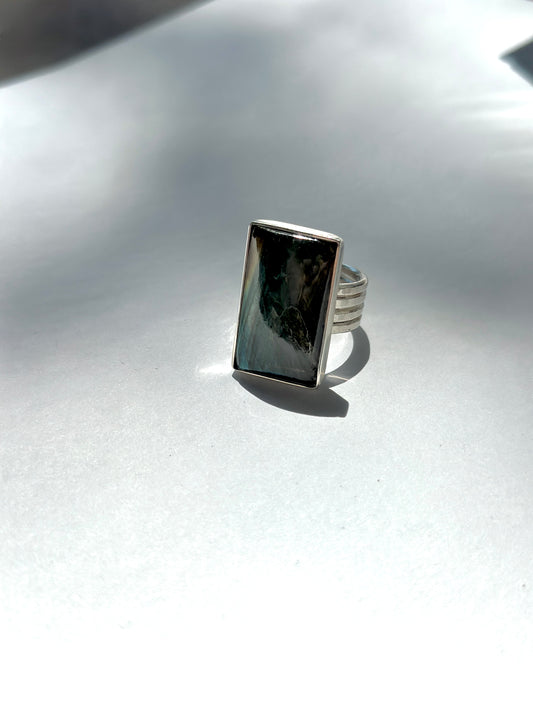 SONJA FRIES | Sterling Silver Labradorite Ring