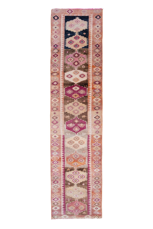 Vintage Kurdish Runner 2'8'' x 10'8''