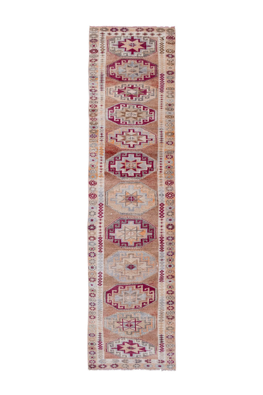 Vintage Kurdish Runner 2'8'' x 10'10"