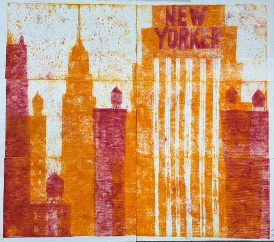 New Yorker in color by Mitsushige Nishiwaki