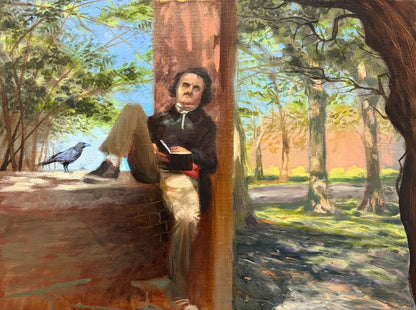 Poe at Peace for "Interpretations" by Allison Gamertsfelder