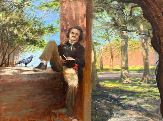 Poe at Peace for "Interpretations" by Allison Gamertsfelder