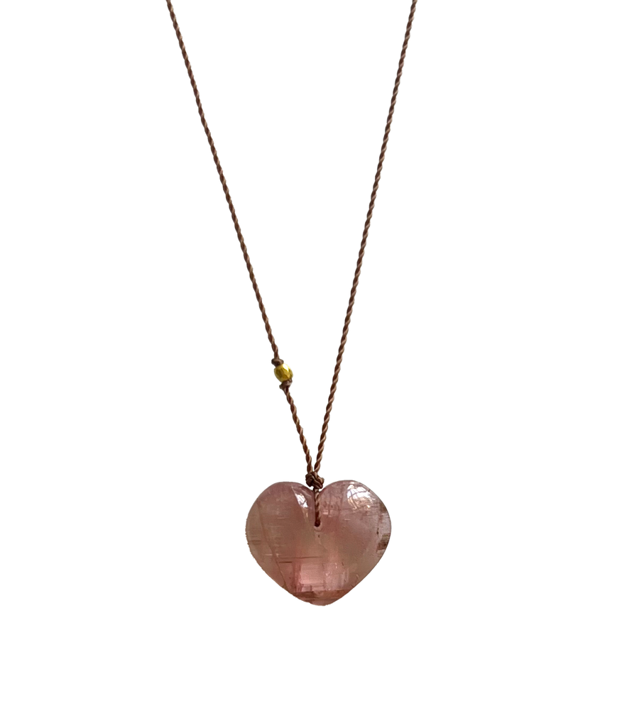 MARGARET SOLOW | Carved Heart Necklace