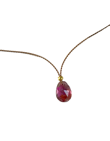 Margaret Solow | 18k tourmaline necklace