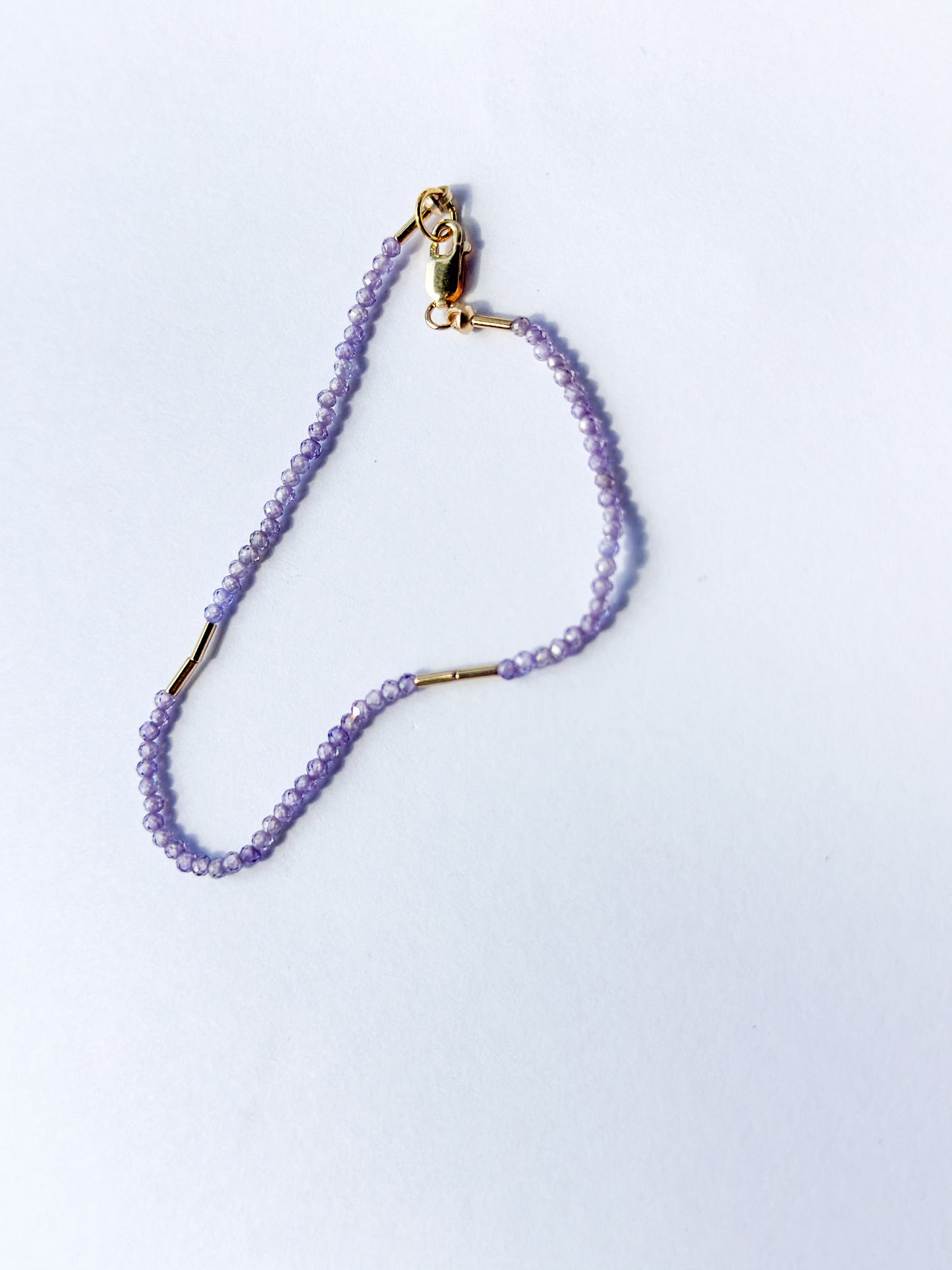 DEBBIE FISHER | Zircon & Gold Filled Beads Bracelet
