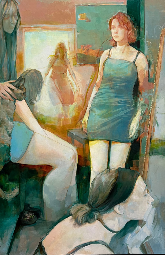 Teal Ladies by Madeline Owen
