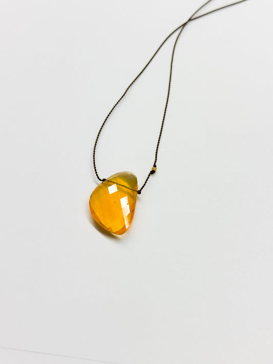 MARGARET SOLOW | Fire Opal Necklace