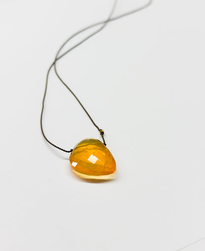 MARGARET SOLOW | Fire Opal Necklace