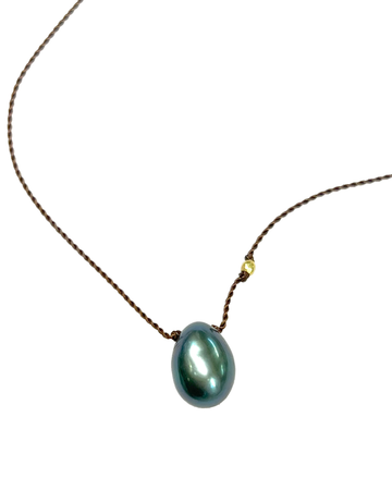 Margaret Solow | Peacock Pearl Necklace