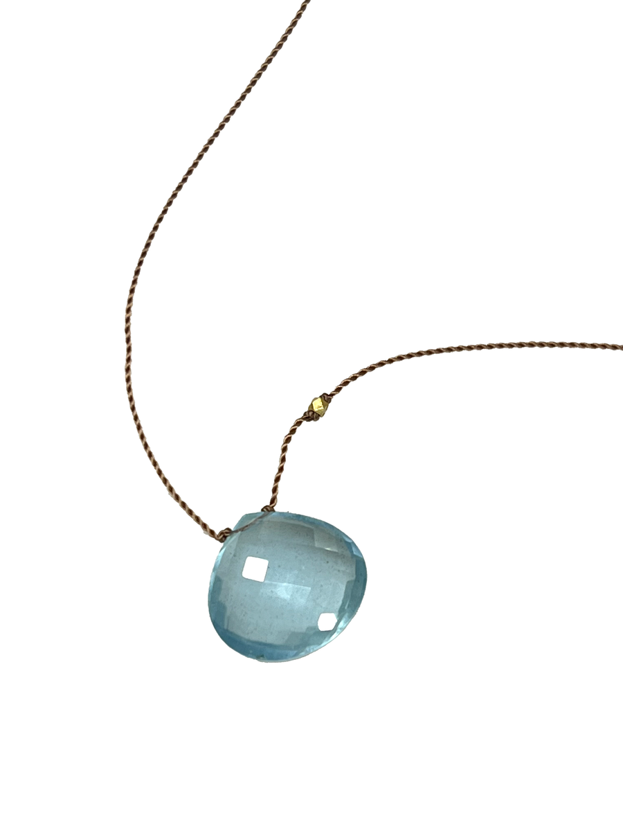 Margaret Solow | 18k aquamarine necklace