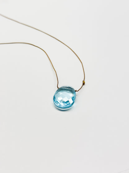 MARGARET SOLOW | Blue Topaz Necklace