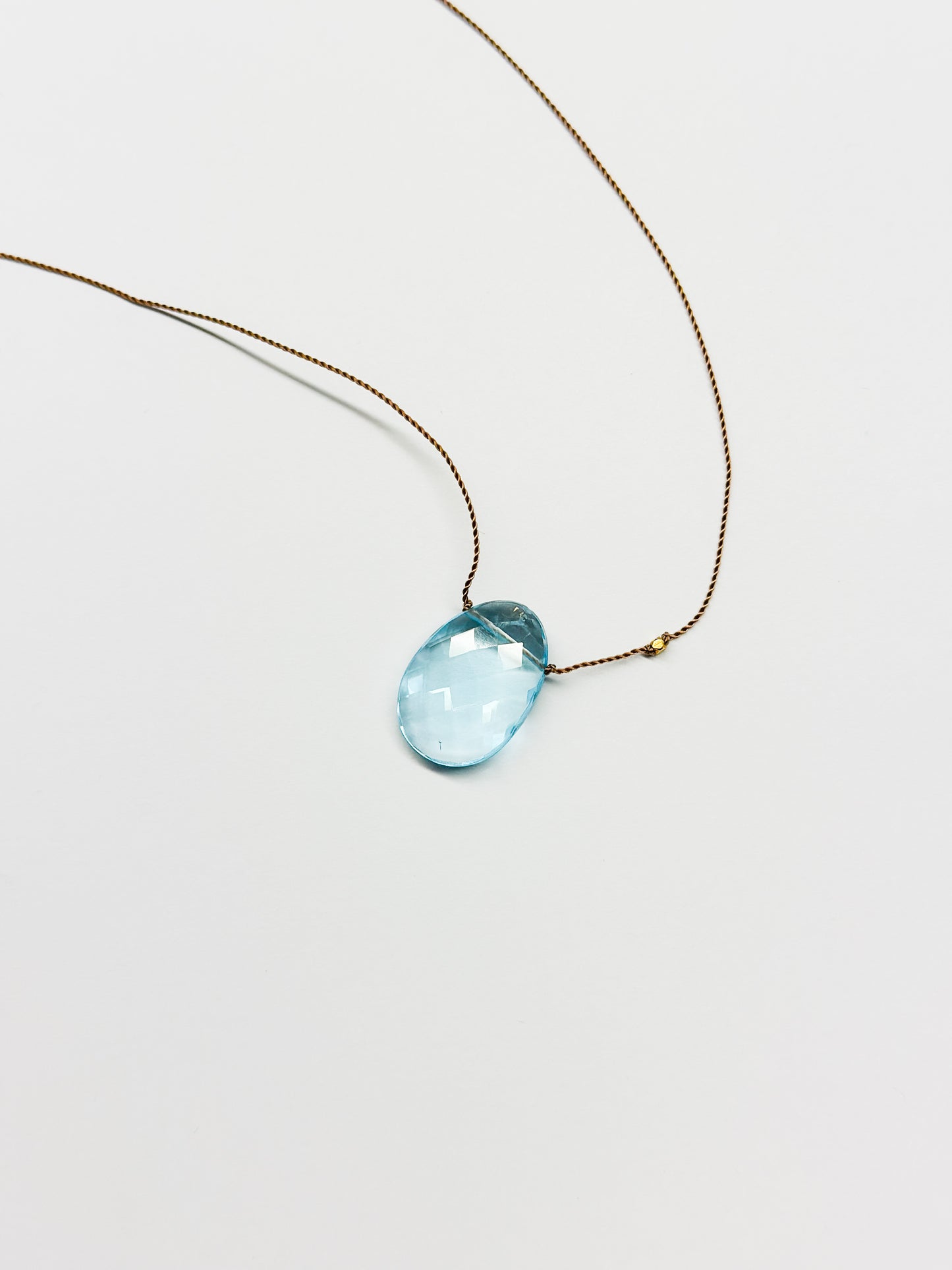 MARGARET SOLOW | Blue Topaz Necklace