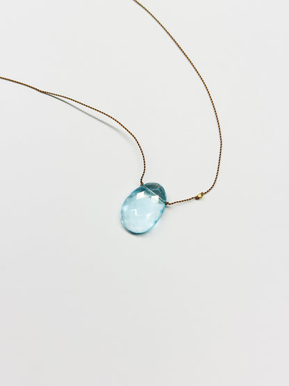 MARGARET SOLOW | Blue Topaz Necklace