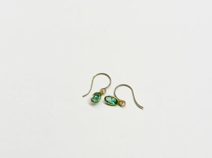 MARGARET SOLOW | Emerald & 18kt Gold Earrings