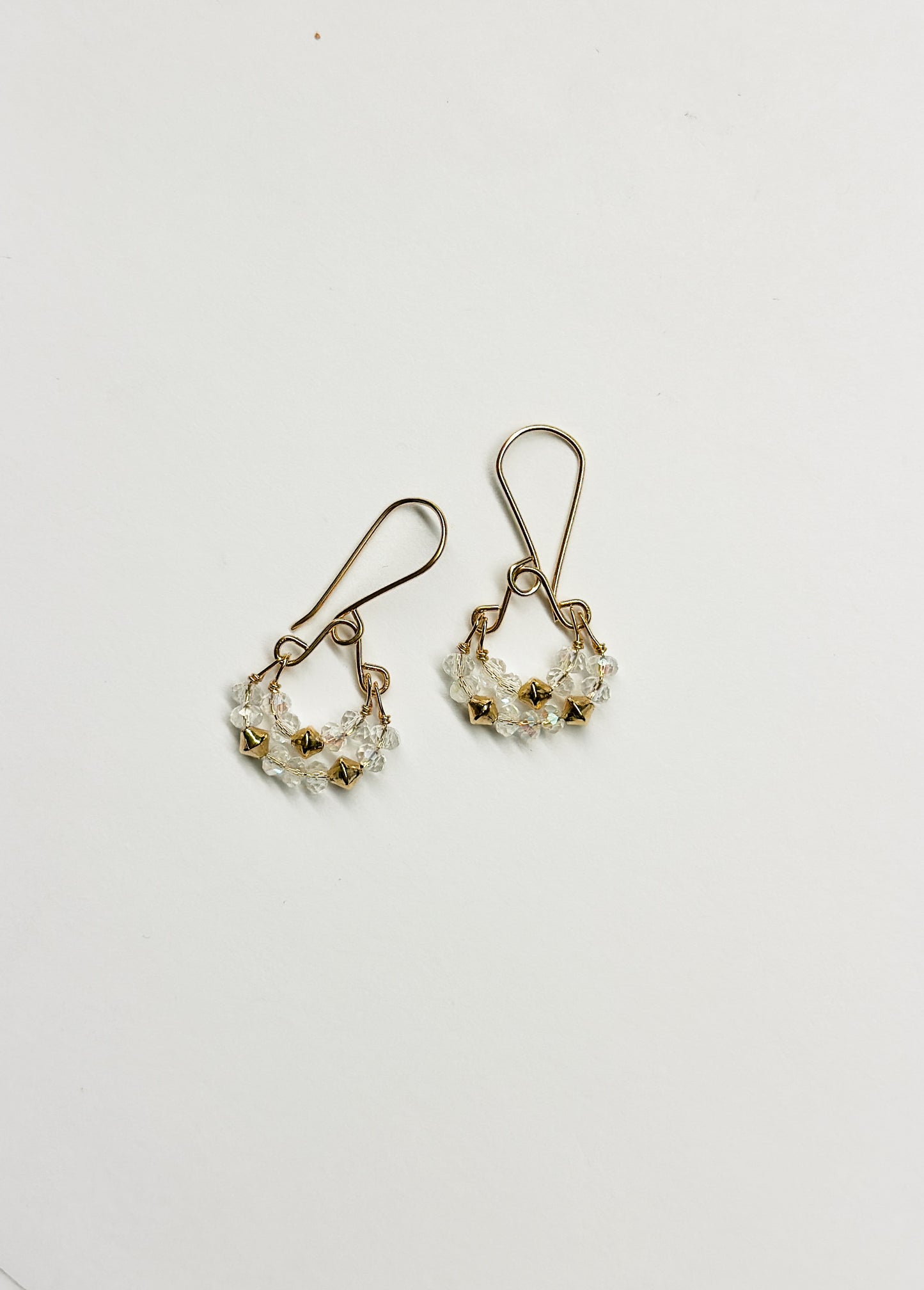 DEBBIE FISHER | Clear Quartz Bead Earrings