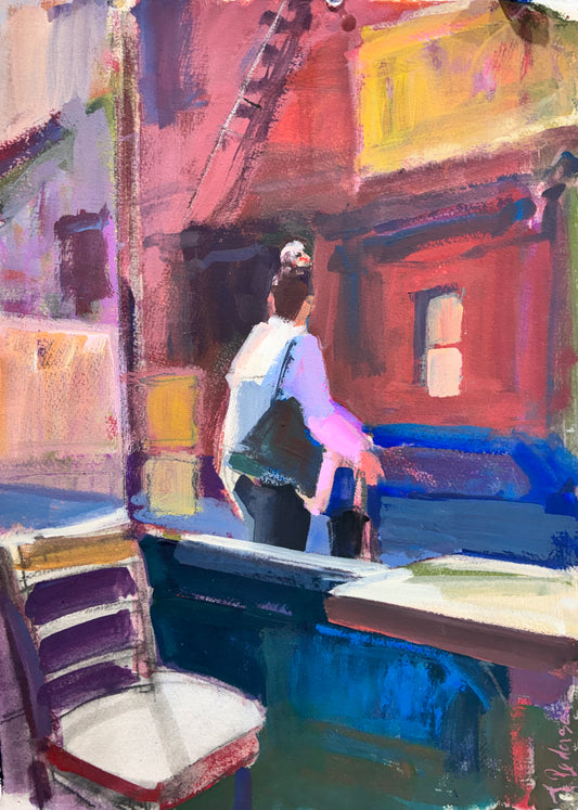 West Village Cafe by Janet Pedersen