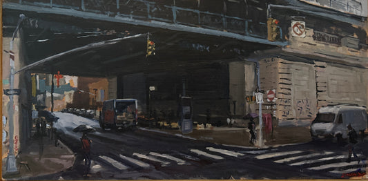 Chinatown, NYC - Manhattan Bridge by Pete Sinjin