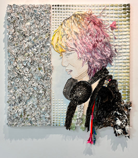 Model of a Muller: " It's the notes you don't play" for "Interpretations" by Lauren Naomi