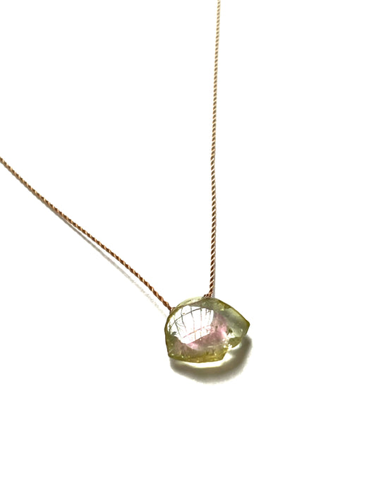 MARGARET SOLOW | Watermelon Tourmaline Necklace