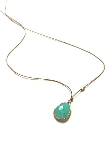 Margaret Solow | Amazonite 14KT Necklace