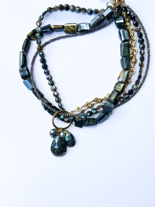 BITTERSWEET DESIGNS | Flaneur Labradorite Necklace