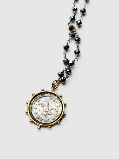 BITTERSWEET DESIGNS | Pyrite Short Simple Necklace