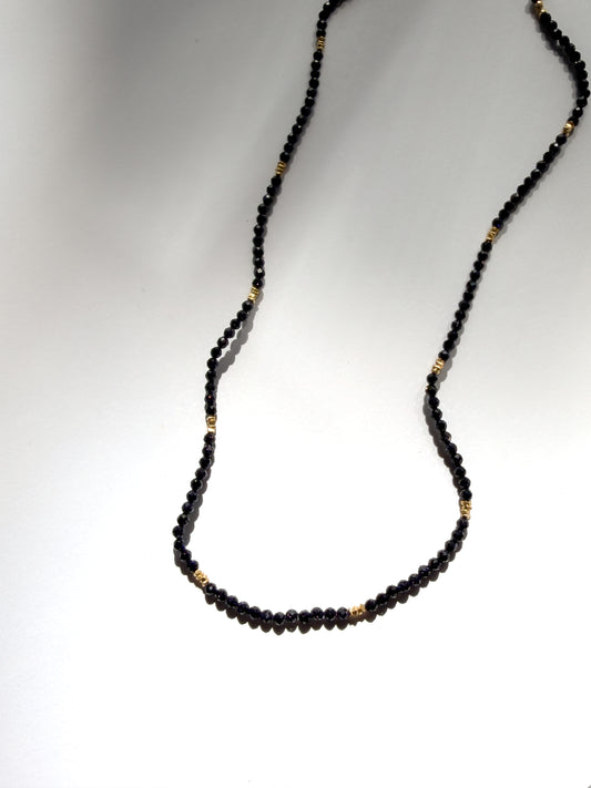 DEBBIE FISHER | Necklace of Sunstone and Gold Vermeil