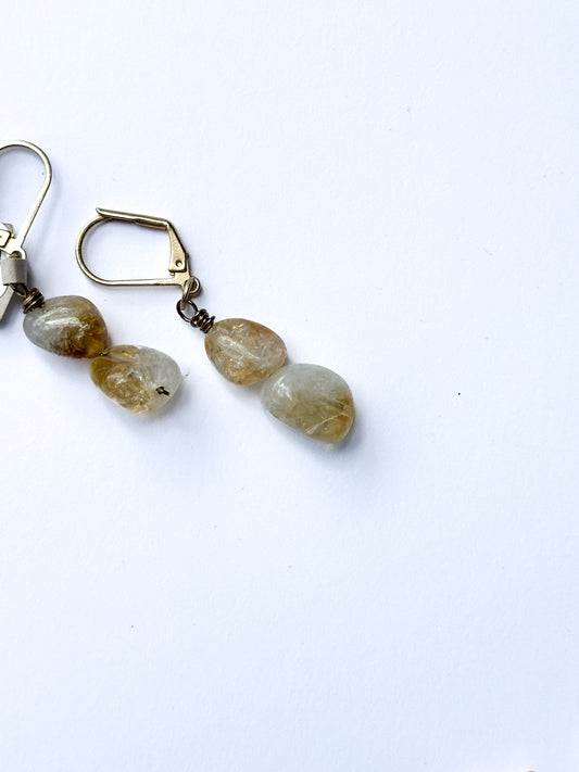 BITTERSWEET DESIGNS | Citrine Drop Earrings