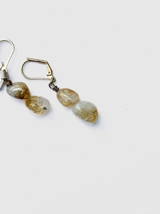 BITTERSWEET DESIGNS | Citrine Drop Earrings