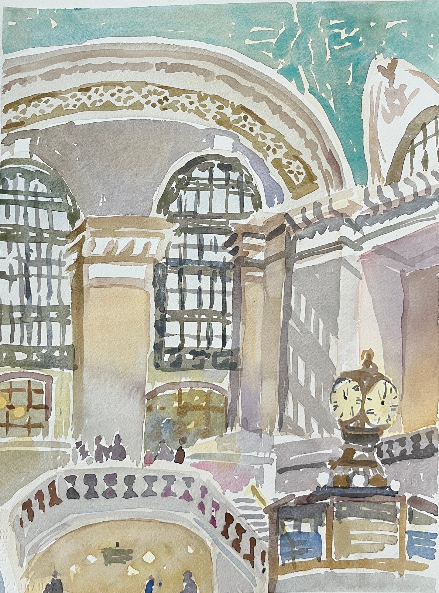 Grand Central Station, print by Susan Greenstein