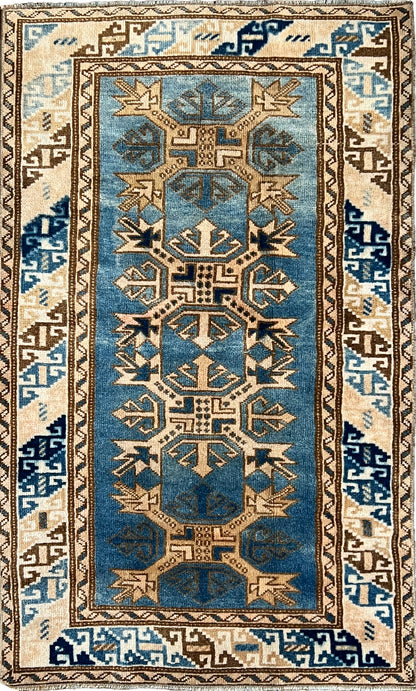 Vintage Turkish Anatolian Rug 2'4" x 3'9"