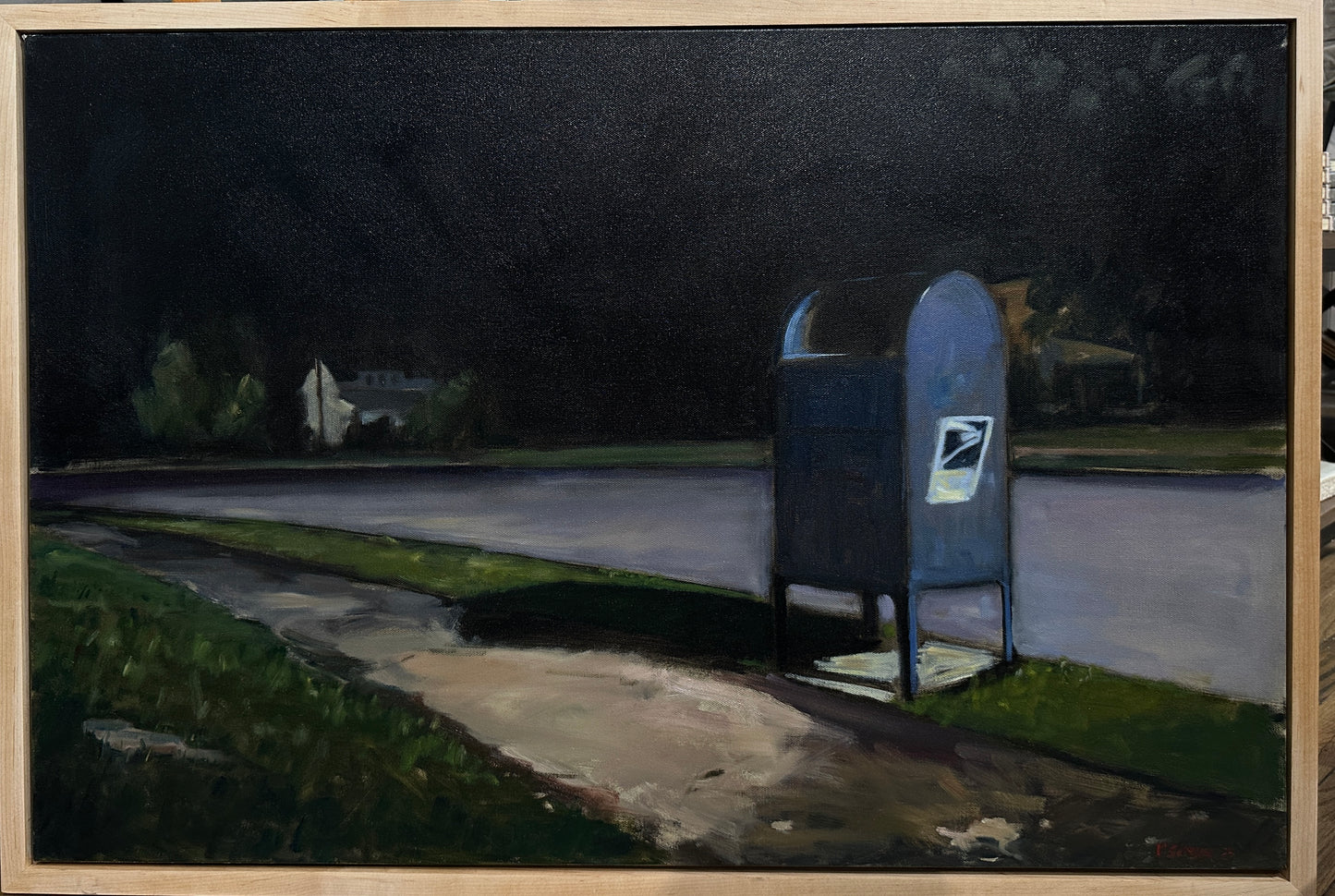 Mailbox Nocturne by Pete Sinjin
