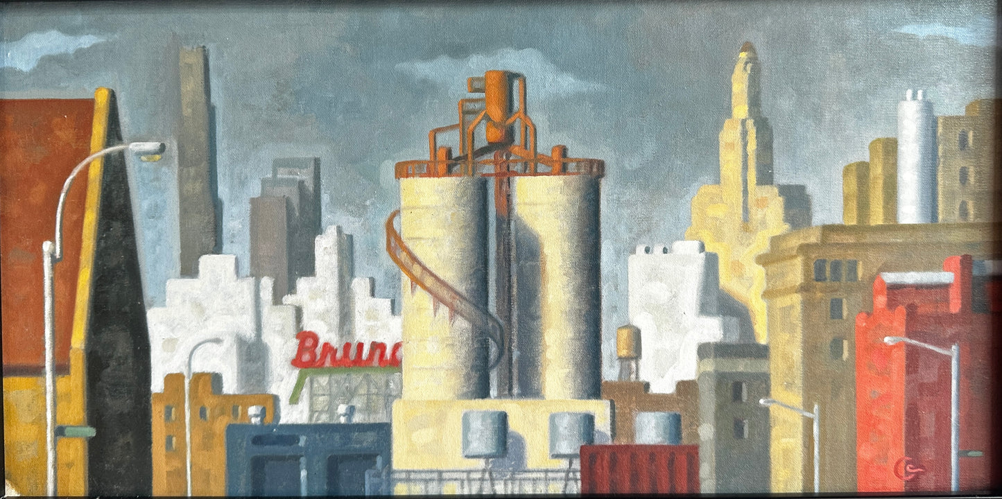 2nd Avenue Afternoon Panorama, study by Robert Goldstrom