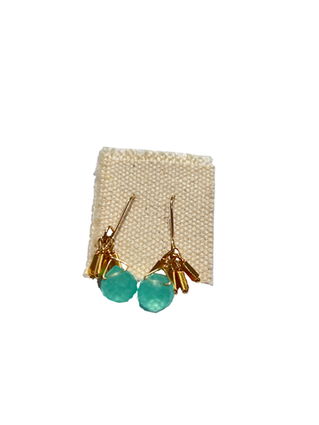 Debbie Fisher | Aqua Chalcedony Earring