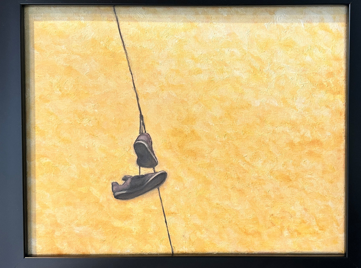 Shoes on a wire III by Rick Secen