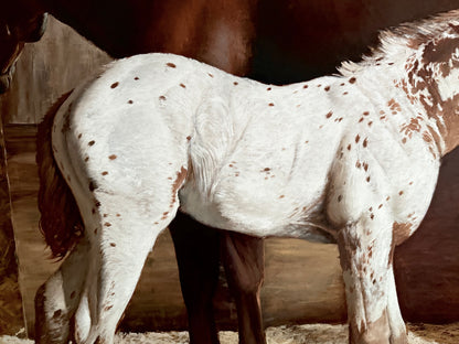 Apaloosa with Mother by Nicolas V. Sanchez