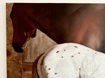Apaloosa with Mother by Nicolas V. Sanchez