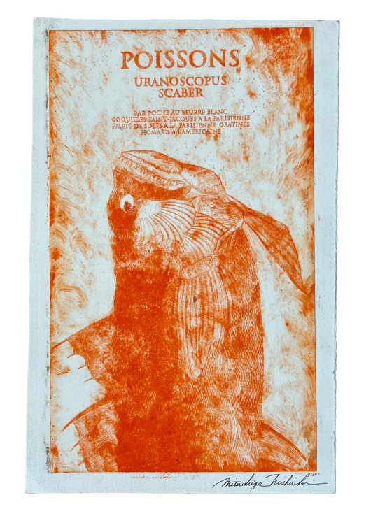 Poisson Uranoscopus Scaber by Mitsushige Nishiwaki