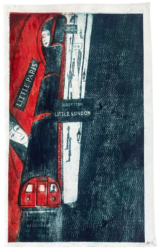 Little London- Train by Mitsushige Nishiwaki
