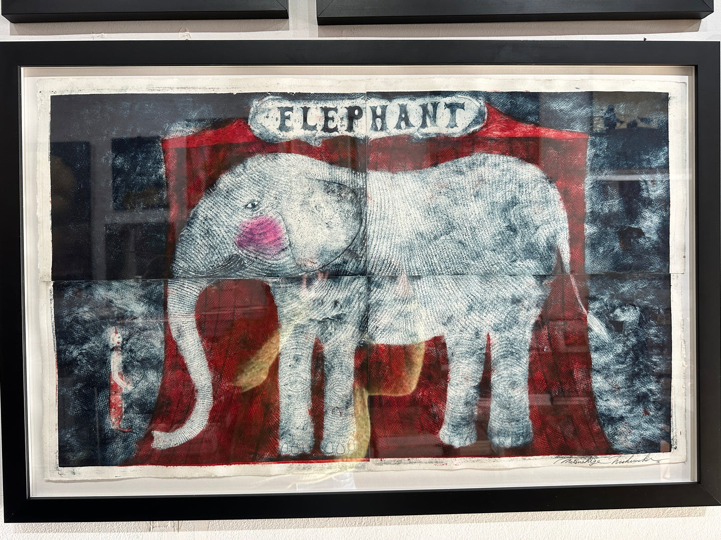 Elephant, Framed by Mitsushige Nishikwai