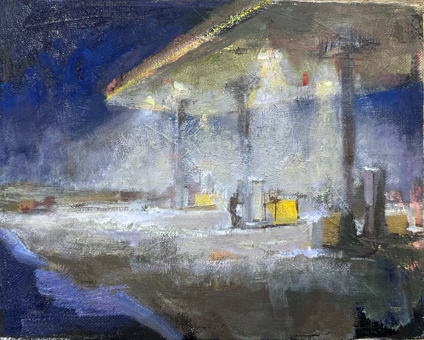 Pumping Station, nocturne for "Interpretations" by Brooks Frederick