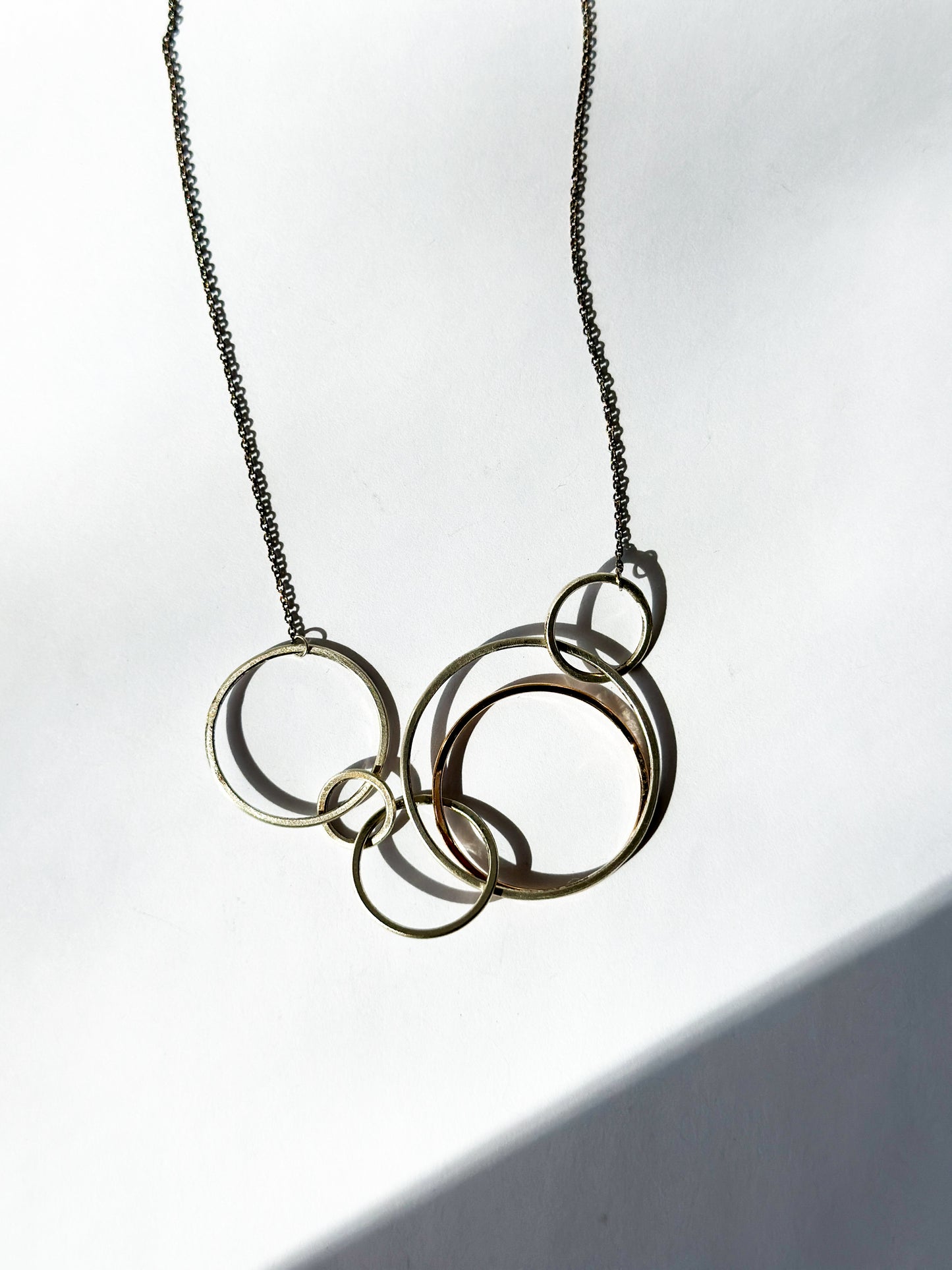 COLLEEN MAUER | Woodland Silver & Gold Necklace (Matte Finish)