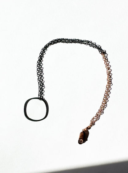 Colleen Mauer Designs | Rectangle & Delicate Chain Bracelet