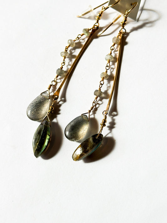 ROBIN HALEY | Labradorite Dangle Earrings