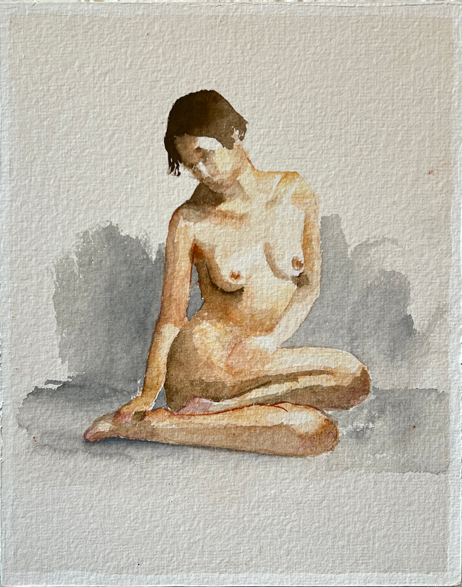 McCarthy Rose | Watercolor Nude 009